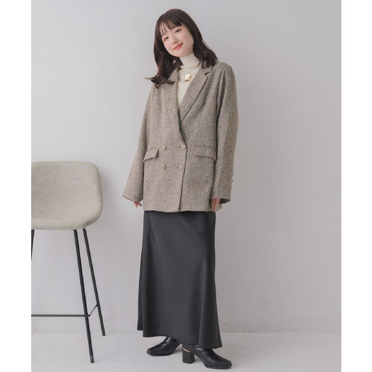 【WEB限定】ツイードダブルブレストテーラー | RETRO GIRL | 詳細画像23 