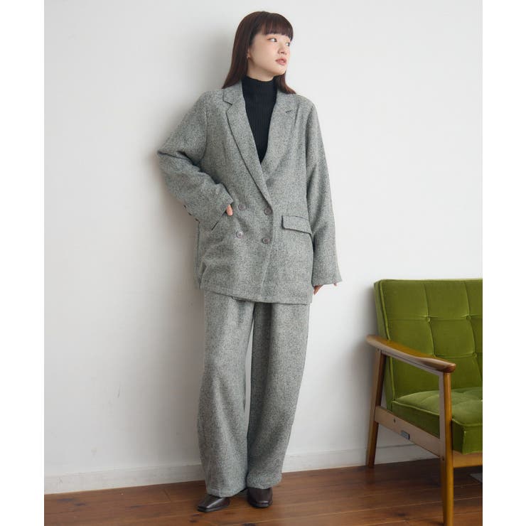 【WEB限定】ツイードダブルブレストテーラー | RETRO GIRL | 詳細画像29 