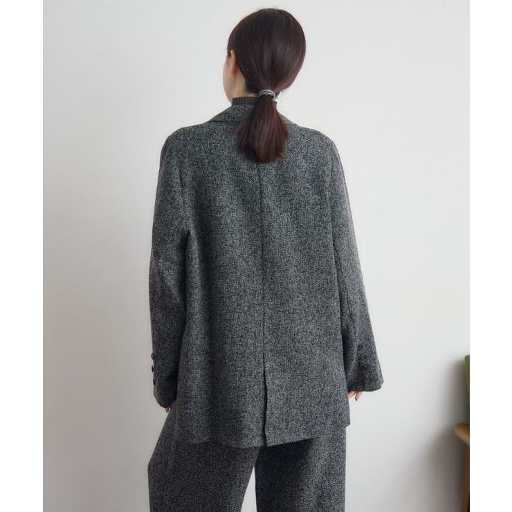 【WEB限定】ツイードダブルブレストテーラー | RETRO GIRL | 詳細画像6 