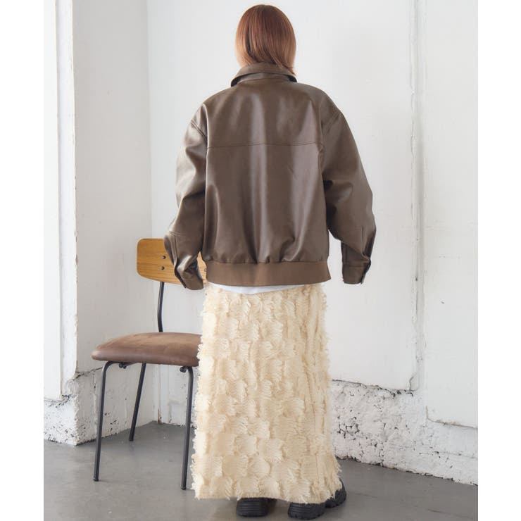 Fレザーブルゾン | RETRO GIRL | 詳細画像20 