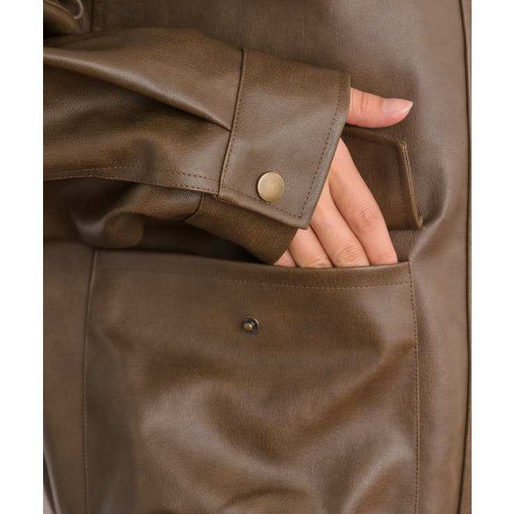 Fレザーブルゾン | RETRO GIRL | 詳細画像33 