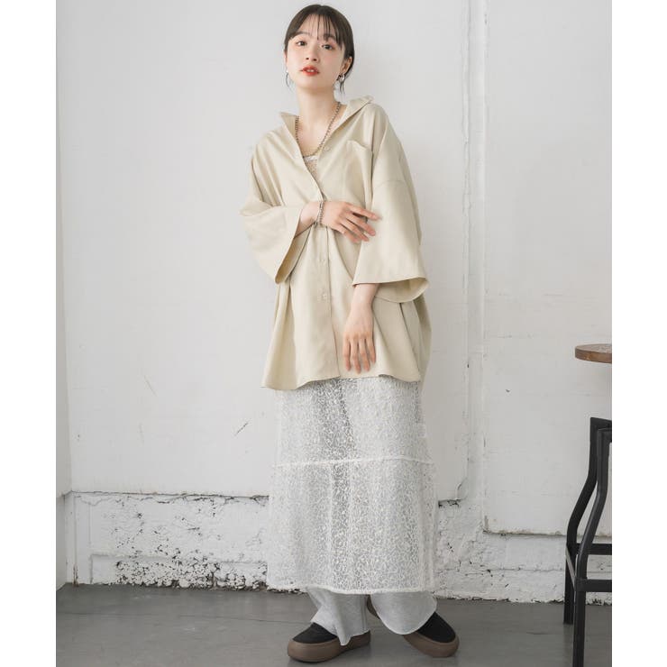 ワイドシルエットシャツ | RETRO GIRL | 詳細画像6 