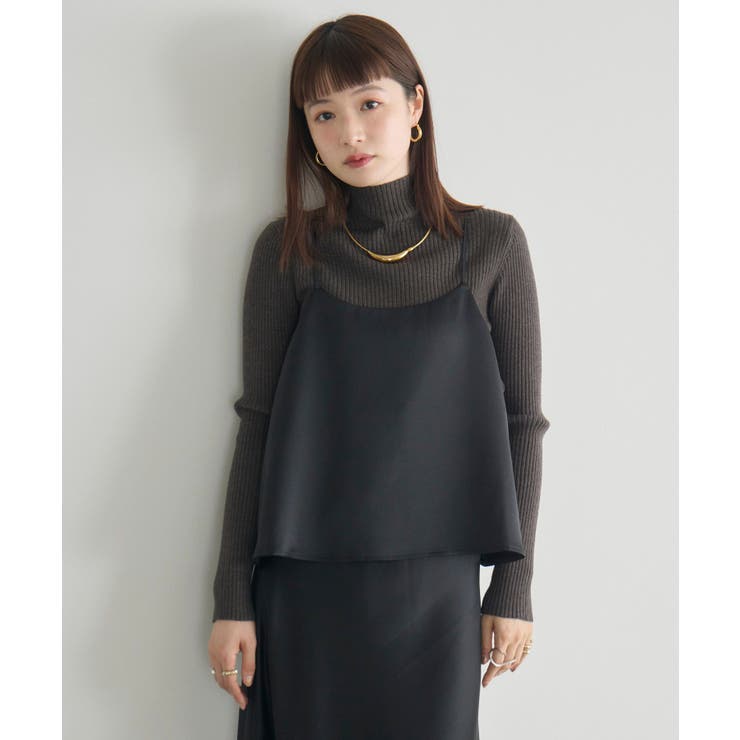 BLK1 | 【WEB限定】ヴィンテージサテンキャミソール | RETRO GIRL