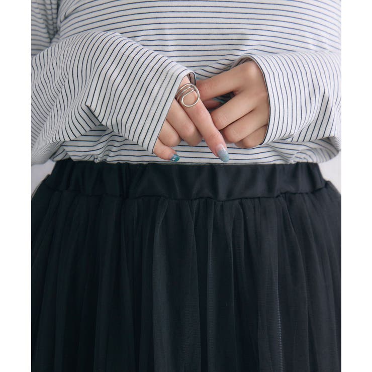 フリル切り替えチュールSK | RETRO GIRL | 詳細画像27 