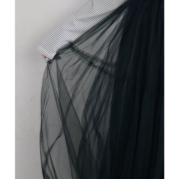 フリル切り替えチュールSK | RETRO GIRL | 詳細画像28 