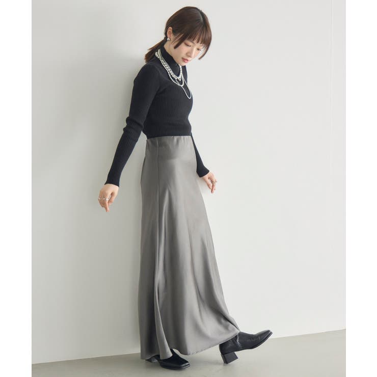 【WEB限定】ヴィンテージサテンロングスカート | RETRO GIRL | 詳細画像46 