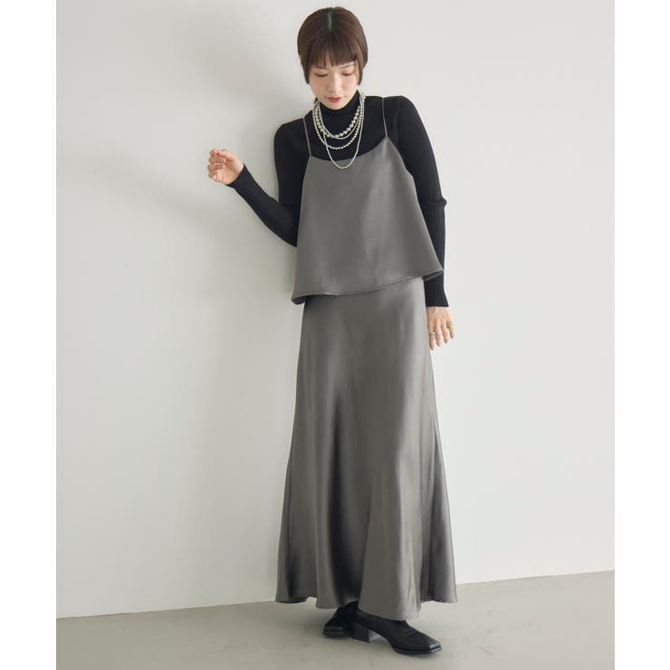 【WEB限定】ヴィンテージサテンロングスカート | RETRO GIRL | 詳細画像47 