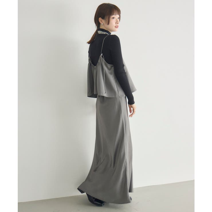 【WEB限定】ヴィンテージサテンロングスカート | RETRO GIRL | 詳細画像49 