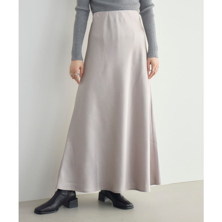 【WEB限定】ヴィンテージサテンロングスカート | RETRO GIRL | 詳細画像8 