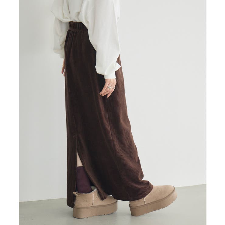 【WEB限定】カットコールロングスカート | RETRO GIRL | 詳細画像18 