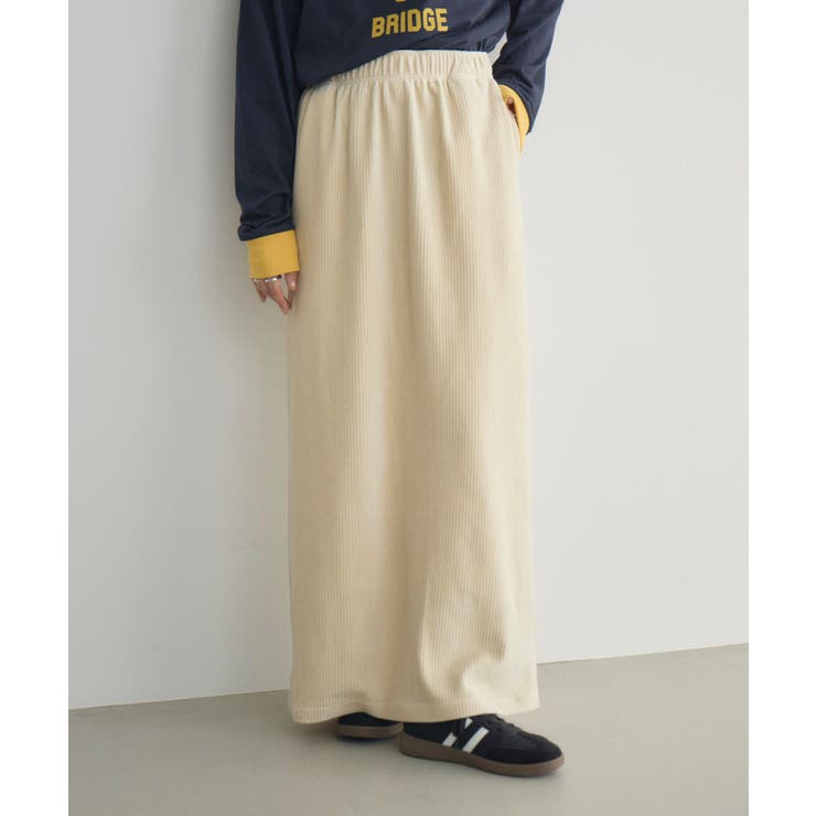 【WEB限定】カットコールロングスカート | RETRO GIRL | 詳細画像2 