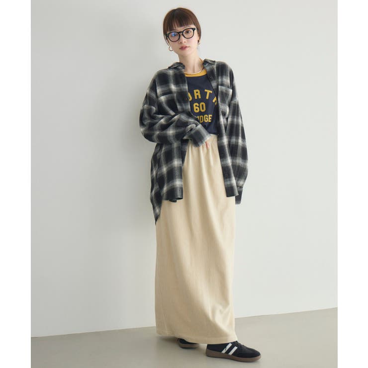 【WEB限定】カットコールロングスカート | RETRO GIRL | 詳細画像24 