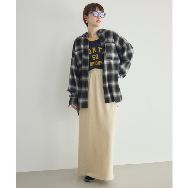 【WEB限定】カットコールロングスカート | RETRO GIRL | 詳細画像25 