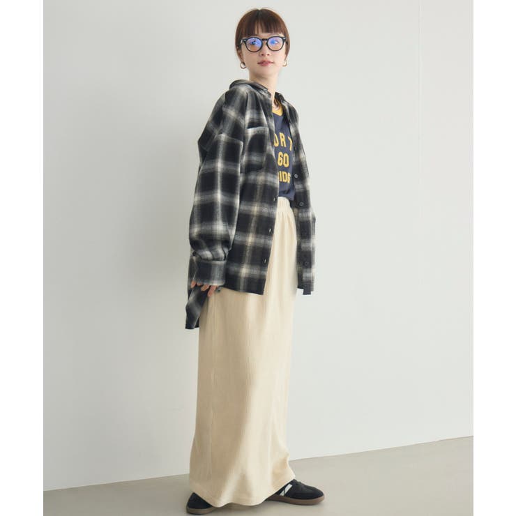 【WEB限定】カットコールロングスカート | RETRO GIRL | 詳細画像26 