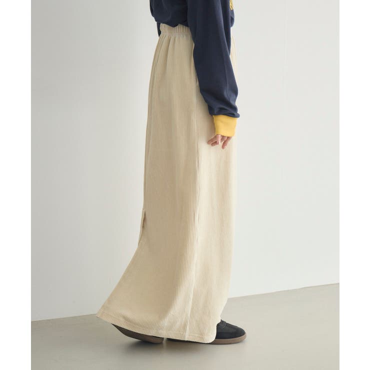 【WEB限定】カットコールロングスカート | RETRO GIRL | 詳細画像3 