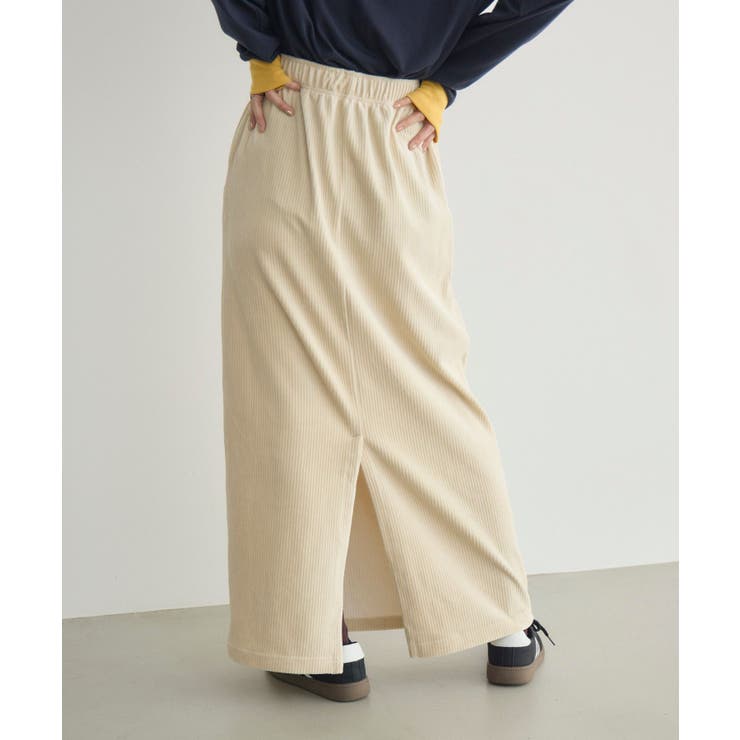 【WEB限定】カットコールロングスカート | RETRO GIRL | 詳細画像4 