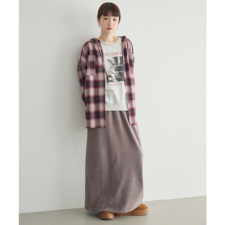 【WEB限定】カットコールロングスカート | RETRO GIRL | 詳細画像46 