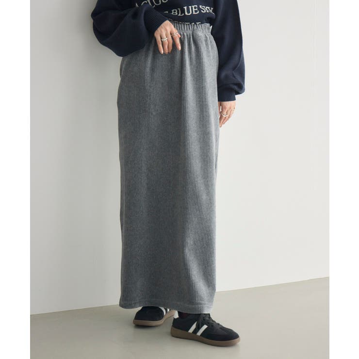 GRY0 | 【WEB限定】カットコールロングスカート | RETRO GIRL