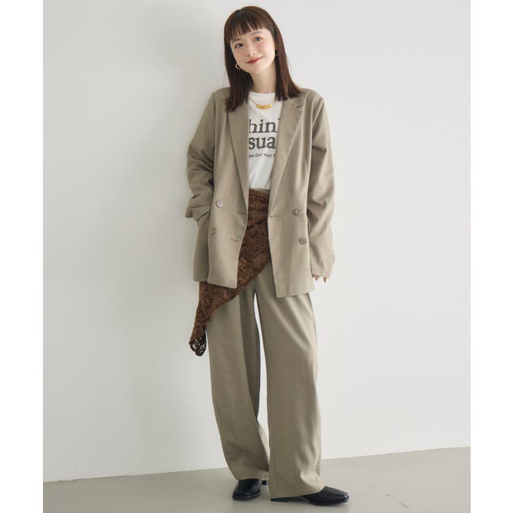 【WEB限定】タックワイドパンツ | RETRO GIRL | 詳細画像31 