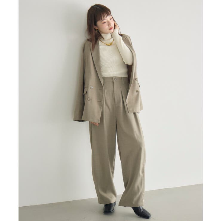 【WEB限定】タックワイドパンツ | RETRO GIRL | 詳細画像34 