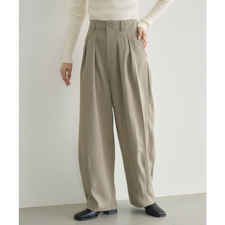 【WEB限定】タックワイドパンツ | RETRO GIRL | 詳細画像9 