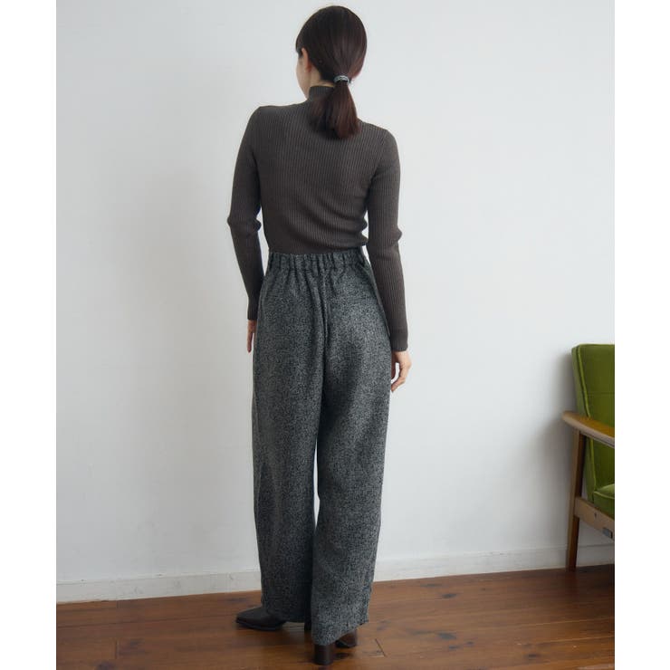 【WEB限定】ツイードタックワイドパンツ | RETRO GIRL | 詳細画像18 