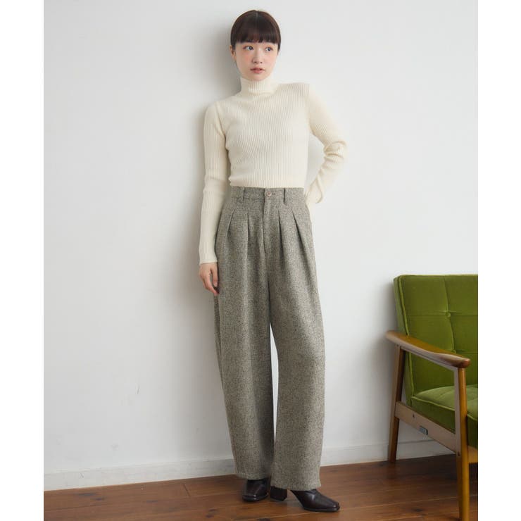 【WEB限定】ツイードタックワイドパンツ | RETRO GIRL | 詳細画像27 