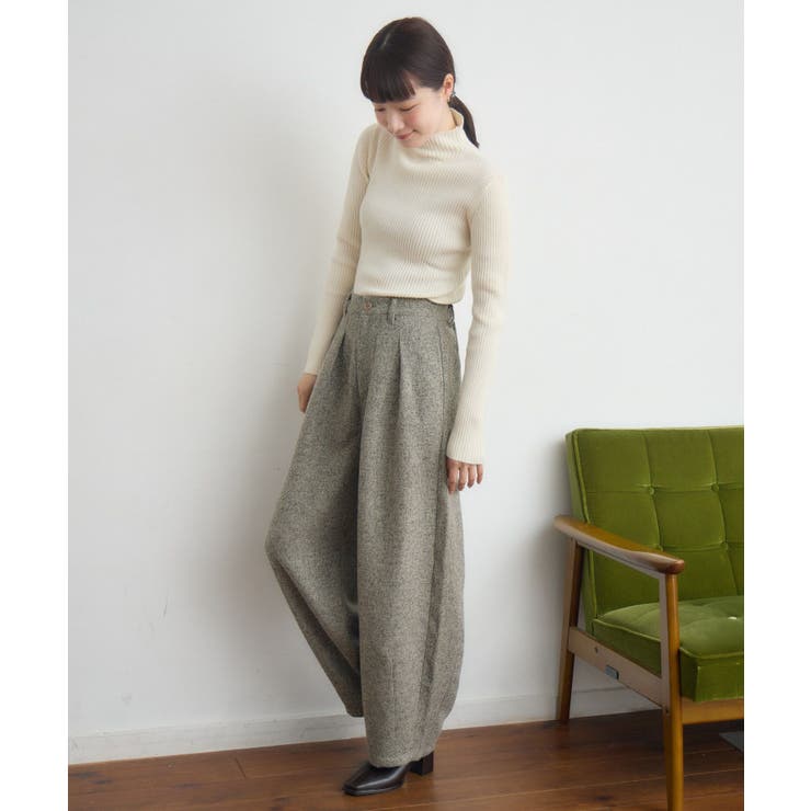【WEB限定】ツイードタックワイドパンツ | RETRO GIRL | 詳細画像28 