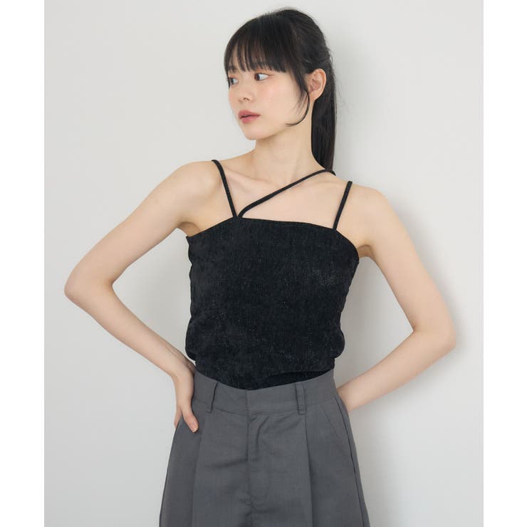 ラメベロアカップ付キャミ | RETRO GIRL | 詳細画像19 