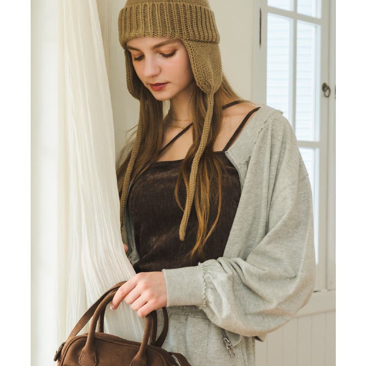 ラメベロアカップ付キャミ | RETRO GIRL | 詳細画像2 