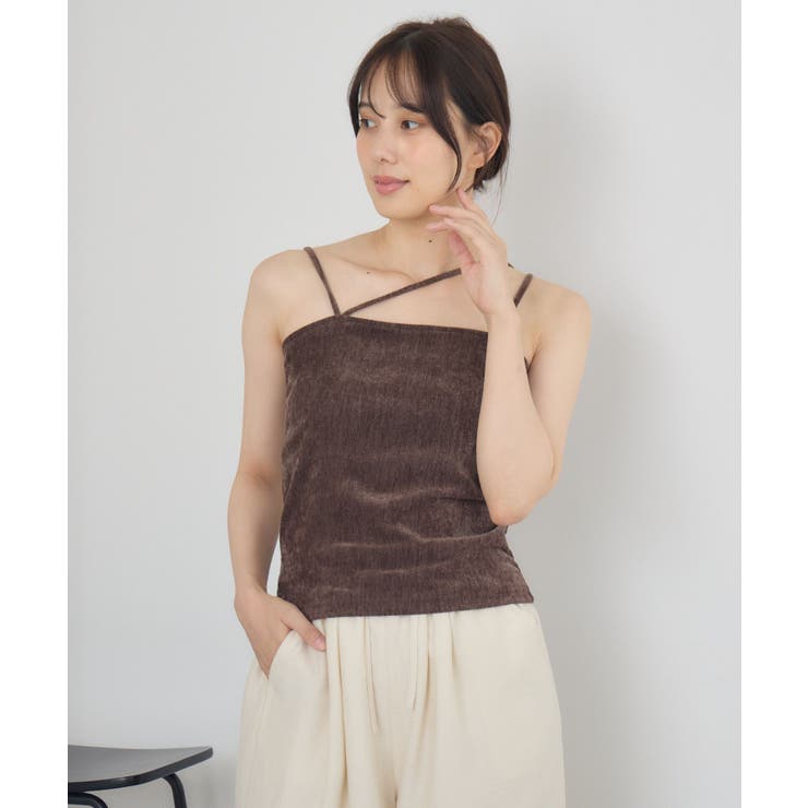 ラメベロアカップ付キャミ | RETRO GIRL | 詳細画像27 