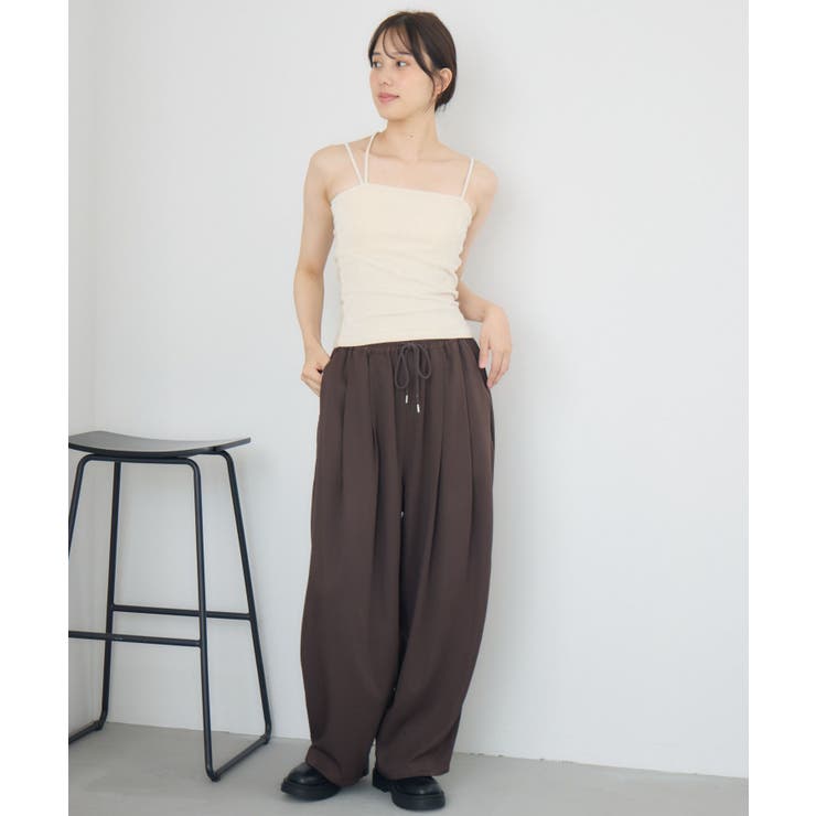 ラメベロアカップ付キャミ | RETRO GIRL | 詳細画像7 