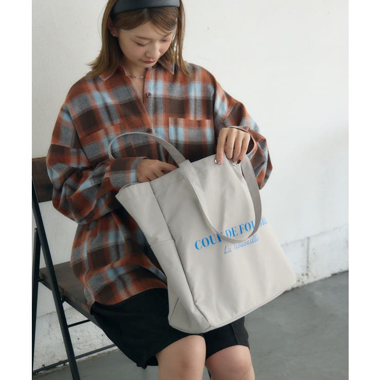 撥水ナイロンBIGトート | RETRO GIRL | 詳細画像7 