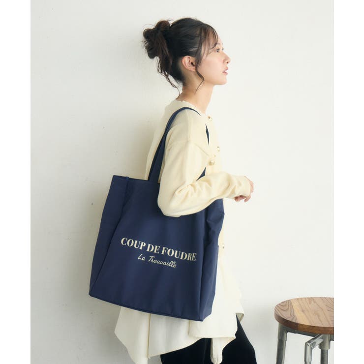 BLU0 | 撥水ナイロンBIGトート | RETRO GIRL