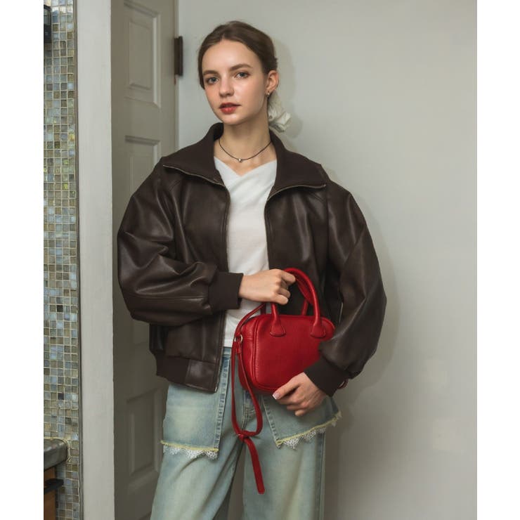 スクエアショルダーバッグ | RETRO GIRL | 詳細画像13 