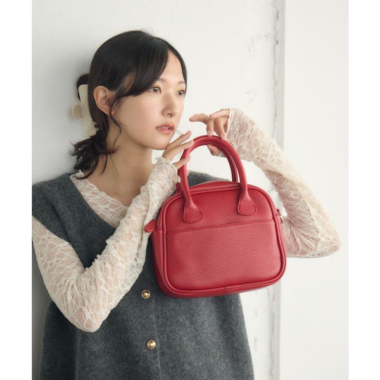 スクエアショルダーバッグ | RETRO GIRL | 詳細画像18 