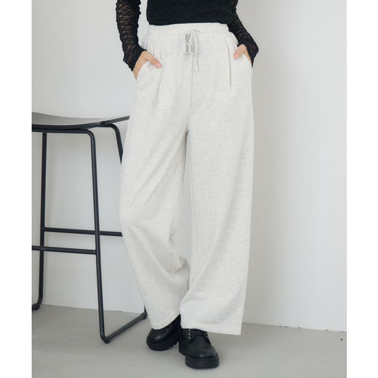 P/WHT | ストーンスウェットPT | RETRO GIRL