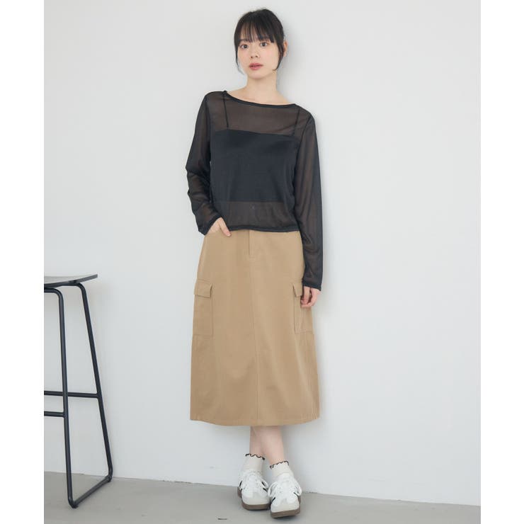 クルーネックシアートップス | RETRO GIRL | 詳細画像18 