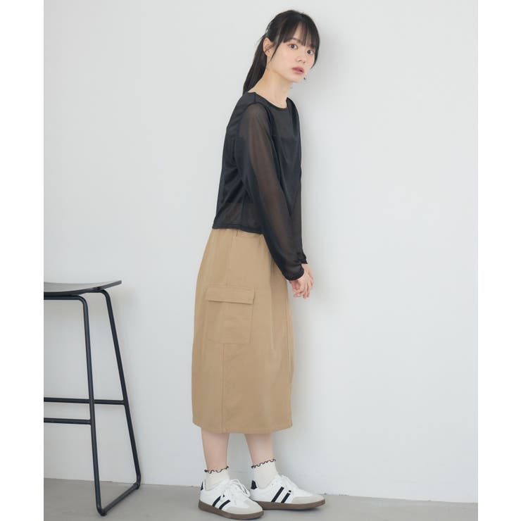 クルーネックシアートップス | RETRO GIRL | 詳細画像19 