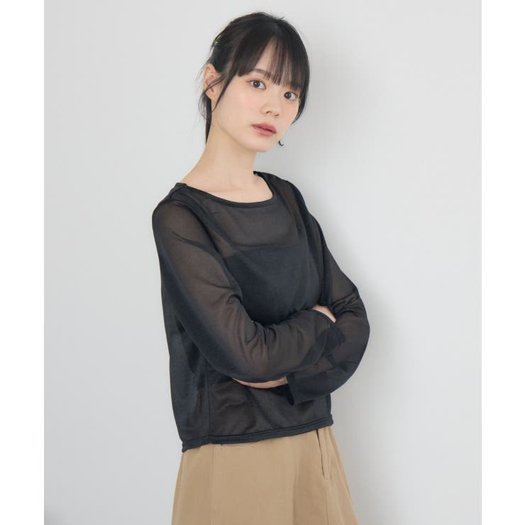 クルーネックシアートップス | RETRO GIRL | 詳細画像23 