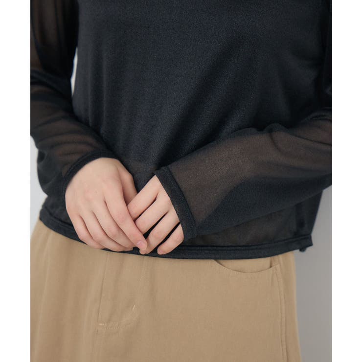 クルーネックシアートップス | RETRO GIRL | 詳細画像29 