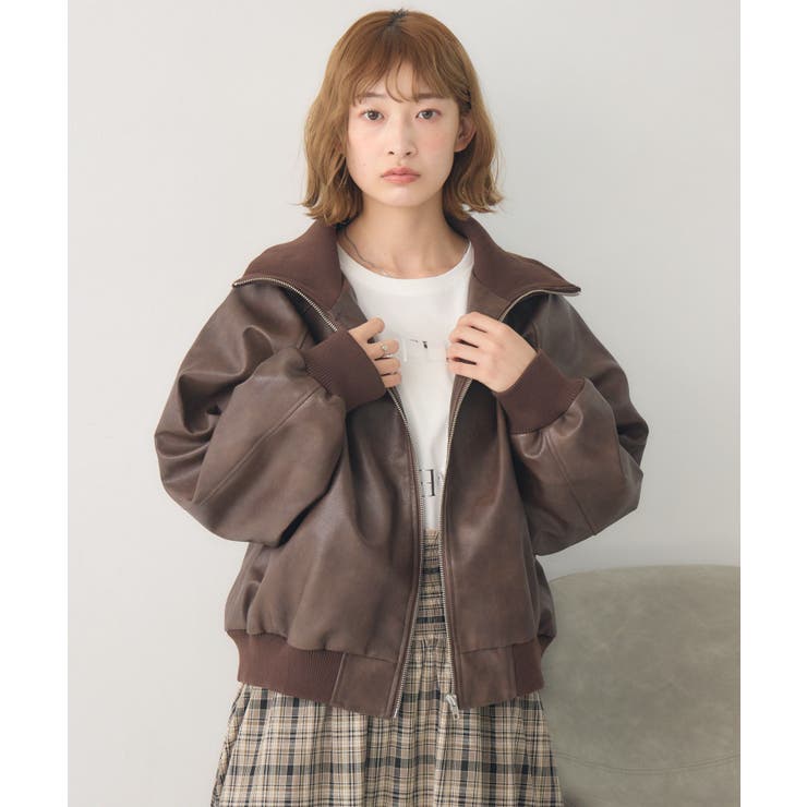 襟リブレザーBZ | RETRO GIRL | 詳細画像12 