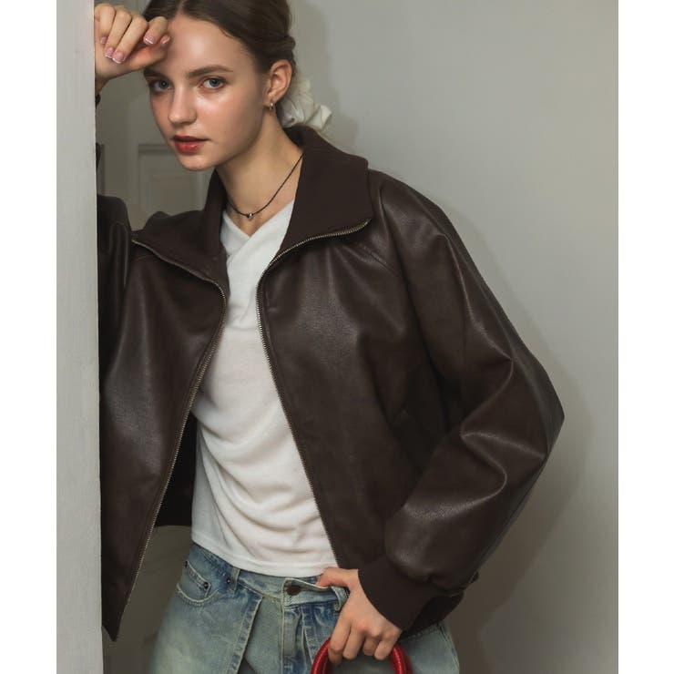 襟リブレザーBZ | RETRO GIRL | 詳細画像3 