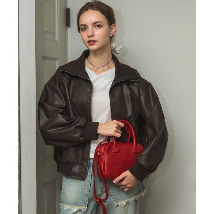 襟リブレザーBZ | RETRO GIRL | 詳細画像4 