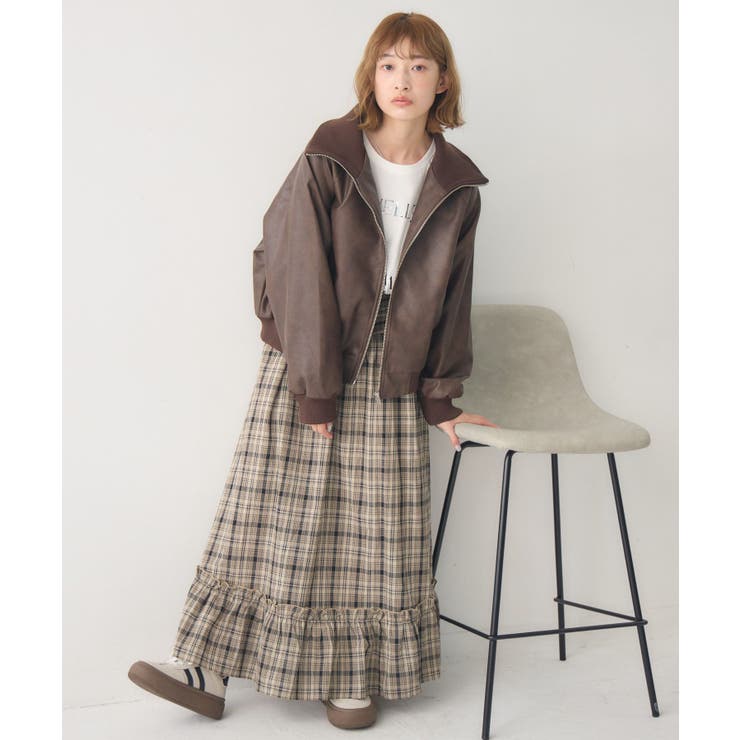 襟リブレザーBZ | RETRO GIRL | 詳細画像8 