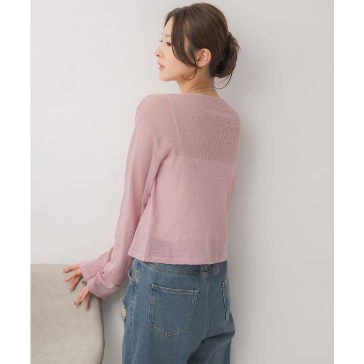 モール刺繍ロンTEE | RETRO GIRL | 詳細画像29 