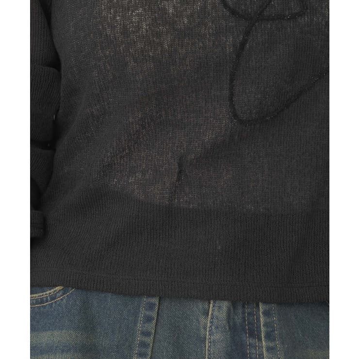 モール刺繍ロンTEE | RETRO GIRL | 詳細画像32 