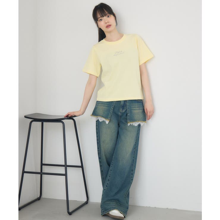 スカートドッキングデニムPT | RETRO GIRL | 詳細画像17 