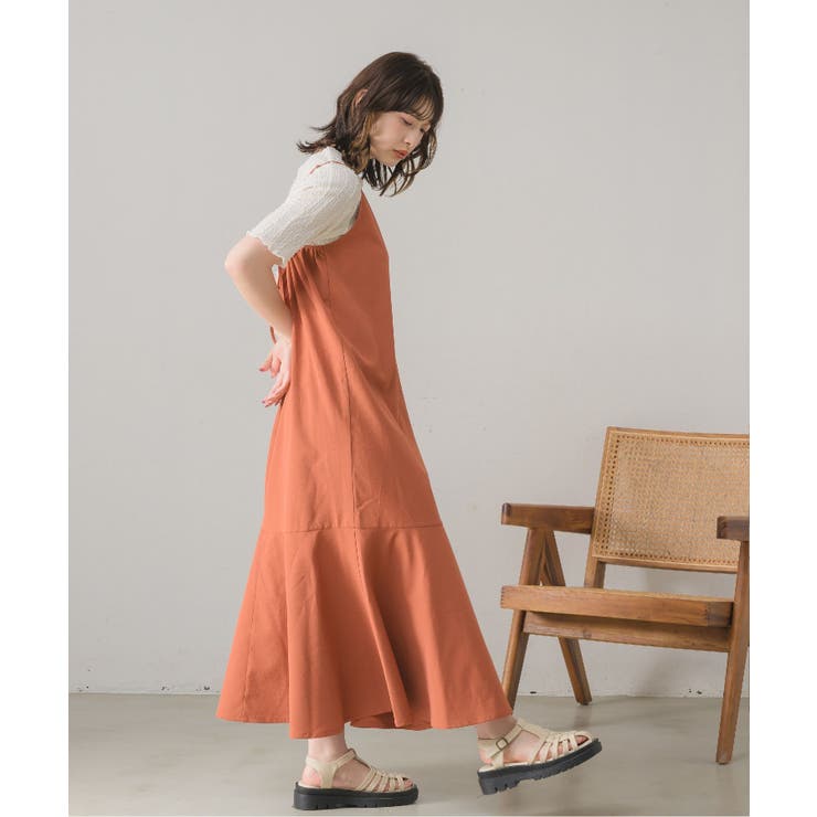 BリボンティアードキャミOP[品番：RTGW0007119]｜RETRO GIRL