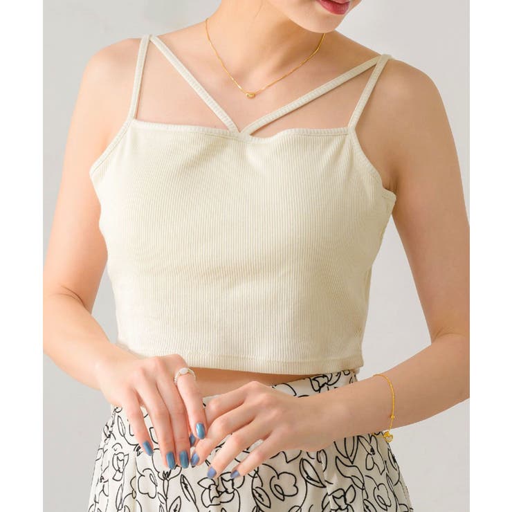 WHT4 | ショートテレコキャミ | RETRO GIRL